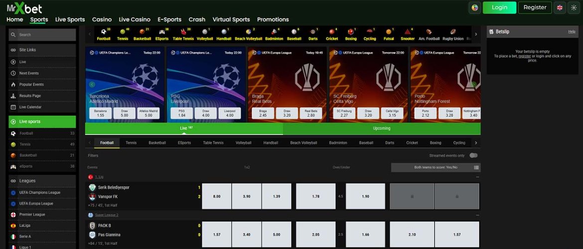 MrXbet betting in Zambia